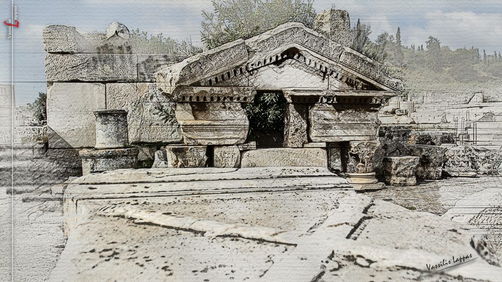 EΛΕΥΣΙΝΑ η Ιερή Πόλη της Αρχαιότητας-digital art-Vassilis Lappas